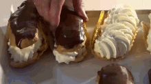 Eclairs Everywhere GIF - Eclairs Pastry Dessert GIFs