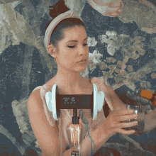 Pouring Amanda Cerny GIF - Pouring Amanda Cerny Asmr GIFs