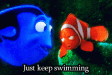 Dory Nemo GIF - Dory Nemo Just Keep Swimming GIFs