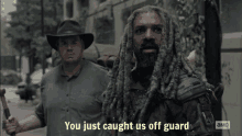 The Walking Dead King Ezekiel GIF - The Walking Dead King Ezekiel Caught Off Guard GIFs