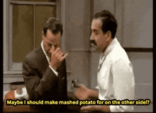Tony Shaloub Mashed Potatoes GIF - Tony Shaloub Mashed Potatoes Big Night GIFs