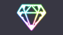 Diamond Neon Lights GIF