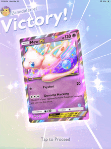 a screenshot of a game that says victory on it