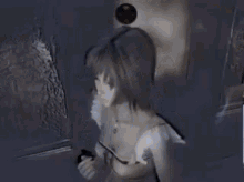 a dark room with smoke coming out of it