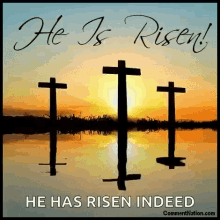 he is risen he has risen easter