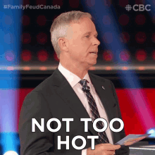 Not Too Hot Family Feud Canada GIF - Not Too Hot Family Feud Canada Not Looking Good GIFs