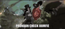 Testament Pronoun Check GIF - Testament Pronoun Check Oomfie GIFs