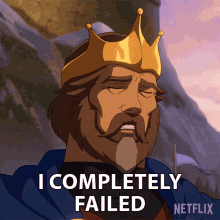 I Completely Failed King Randor GIF - I Completely Failed King Randor Masters Of The Universe Revelation GIFs