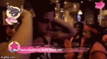 fiesta rocker en hard rock live is being advertised on a tv show