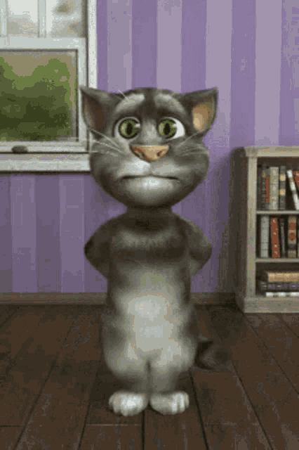 Jerry Cat GIF - Jerry Cat Talking Tom - Discover & Share GIFs