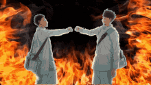 Partners In Crime Iwaoi GIF - Partners In Crime Iwaoi Fire GIFs