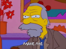 Make Me Abe Simpson GIF - Make Me Abe Simpson Paint My Chicken GIFs