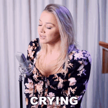 Crying Emma Heesters GIF - Crying Emma Heesters Drivers License Song GIFs