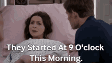 Greys Anatomy Amelia Shepherd GIF - Greys Anatomy Amelia Shepherd They Started At9o Clock This Morning GIFs