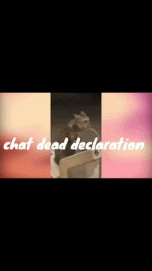 Chat Dead Declaration GIF - Chat Dead Declaration GIFs