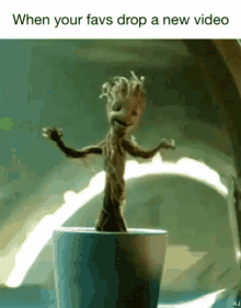 Baby Groot Dance GIF - Baby Groot Dance Favorite GIFs