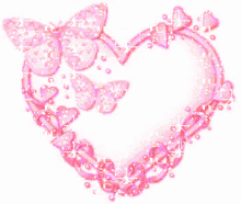 Heart Pink GIF - Heart Pink Butterfly GIFs