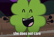 She Does Not Care Clover GIF - She Does Not Care Clover Clover Ii GIFs