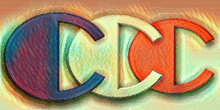 a colorful drawing of the word ccd