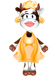 a cartoon drawing of a person with red lips