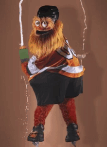 Champagne Gritty GIF - Champagne Gritty Flyers Mascot GIFs