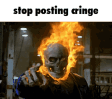 Stop Posting Cringe GIF