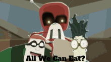 League Of Super Evil All We Cant Eat GIF - League Of Super Evil All We Cant Eat Food GIFs