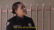 Station19 Victoria Hughes GIF - Station19 Victoria Hughes We Are All Screwed Up GIFs