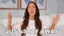 Just Stay Away Shea Whitney GIF - Just Stay Away Shea Whitney Back Off GIFs