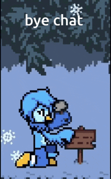 Martlet Undertale Yellow GIF - Martlet Undertale Yellow Bye Chat GIFs