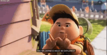 The Wilderness Must Be Explored GIF - Up Russel Wilderness GIFs