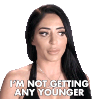 Im Not Getting Any Younger Angelina Pivarnick Sticker