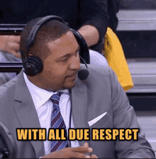 mark jackson due respect with