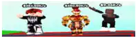 three roblox characters are standing next to each other on a red carpet ..