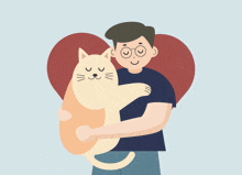 Hug Your Cat Day Shower Your Cat With Love Today GIF - Hug Your Cat Day Shower Your Cat With Love Today Give Your Cat A Hug Today GIFs
