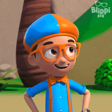 Laughing Blippi GIF - Laughing Blippi Blippi Wonders Educational Cartoons For Kids GIFs