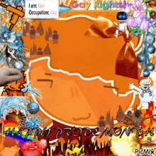a collage of images with the words happy pride month on the top