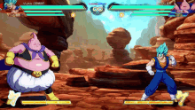 a screenshot of a video game shows a character named vegito