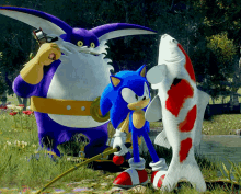 Sonic Frontiers Sonic The Hedgehog GIF - Sonic Frontiers Sonic The Hedgehog Fishing GIFs
