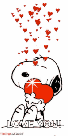Snoopy Love GIF