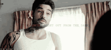 Im Coming Right Out From The Dark Seth Gecko GIF - Im Coming Right Out From The Dark Seth Gecko Dj Cotrona GIFs