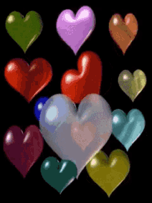 hearts balloon