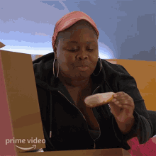 Eating Charity GIF - Eating Charity Lizzos Watch Out For The Big Grrrls GIFs