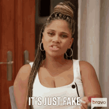 Its Just Fake Shanique Drummond GIF - Its Just Fake Shanique Drummond Married To Medicine GIFs