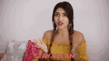 Stay Clean Larissa GIF - Stay Clean Larissa Wash Your Hands GIFs