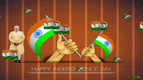 Happy Independence Day Indian Independence Day GIF - Happy Independence Day  Indian Independence Day India Flag - Discover & Share GIFs