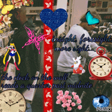 a collage of pictures with the words " insight foresight more sight " at the top
