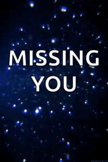 Missing You Sparkles GIF