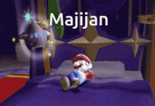 Majijan Mario Galaxy GIF - Majijan Mario Galaxy Mario Sleeping GIFs