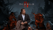 Diablo 4 Lost Travolta Is There Anyone Here GIF - Diablo 4 Lost Travolta Is There Anyone Here GIFs